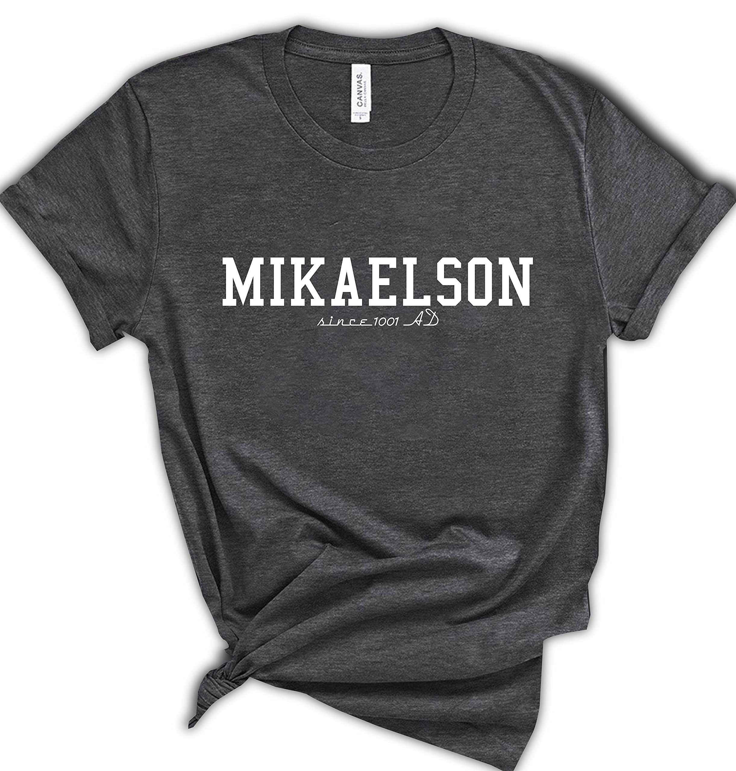 Mikaelson Since 1001 AD Graphic T-Shirts for Men & Women | The Vampire Diaries TVD Inspired Tees | Cool Summer Short Sleeve Shirts | Perfect for Cosplay, Fan Conventions & Casual Wear
