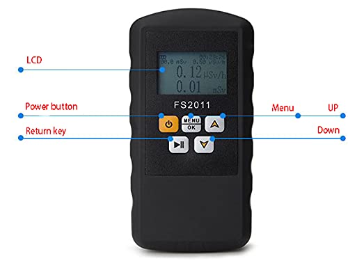 High Precision Handheld Radiation Tester - FUT Nuclear Radiation Detector for Home Safety, Industrial Use & Emergency Preparedness