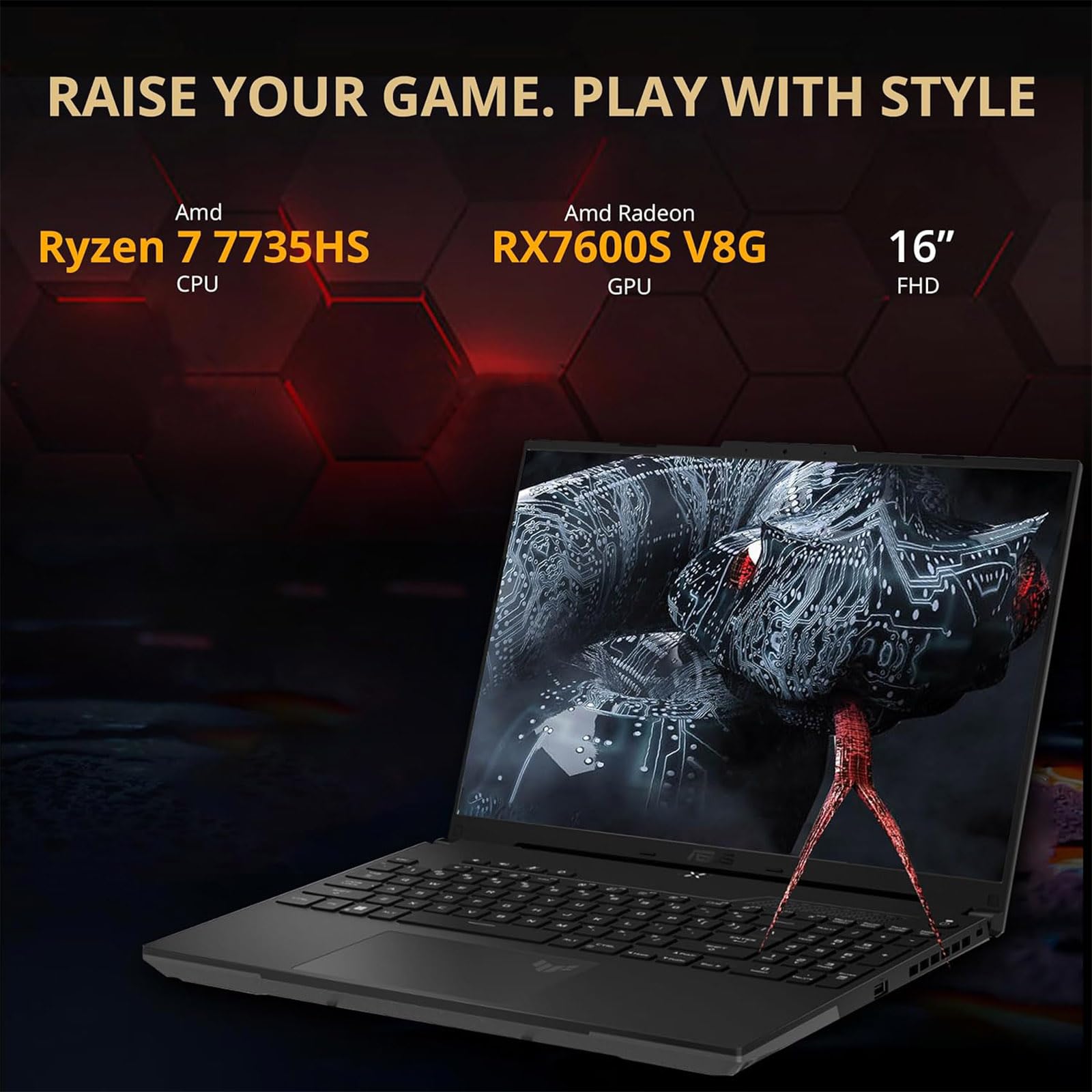ASUS TUF Gaming Laptop Ryzen 7 7735HS 16