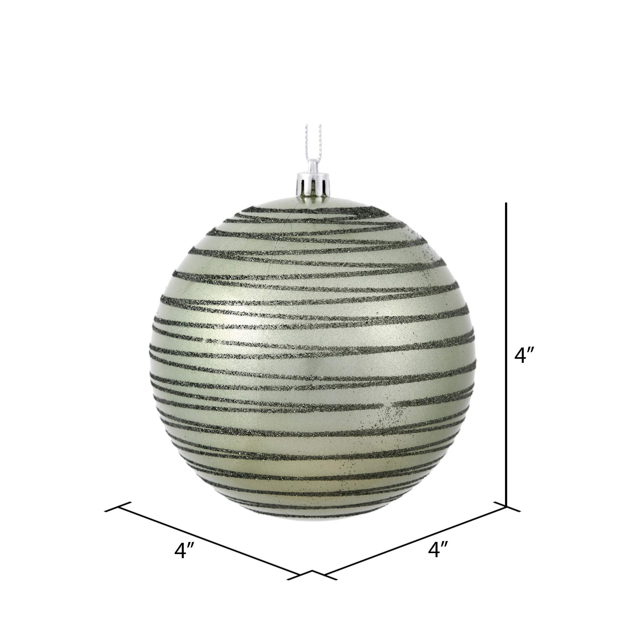 Vickerman Wrought Iron Ball Ornament - Elegant Christmas Tree Decor for Holiday Home Decorations - Perfect for Christmas, Winter, and Festive Season Decorating