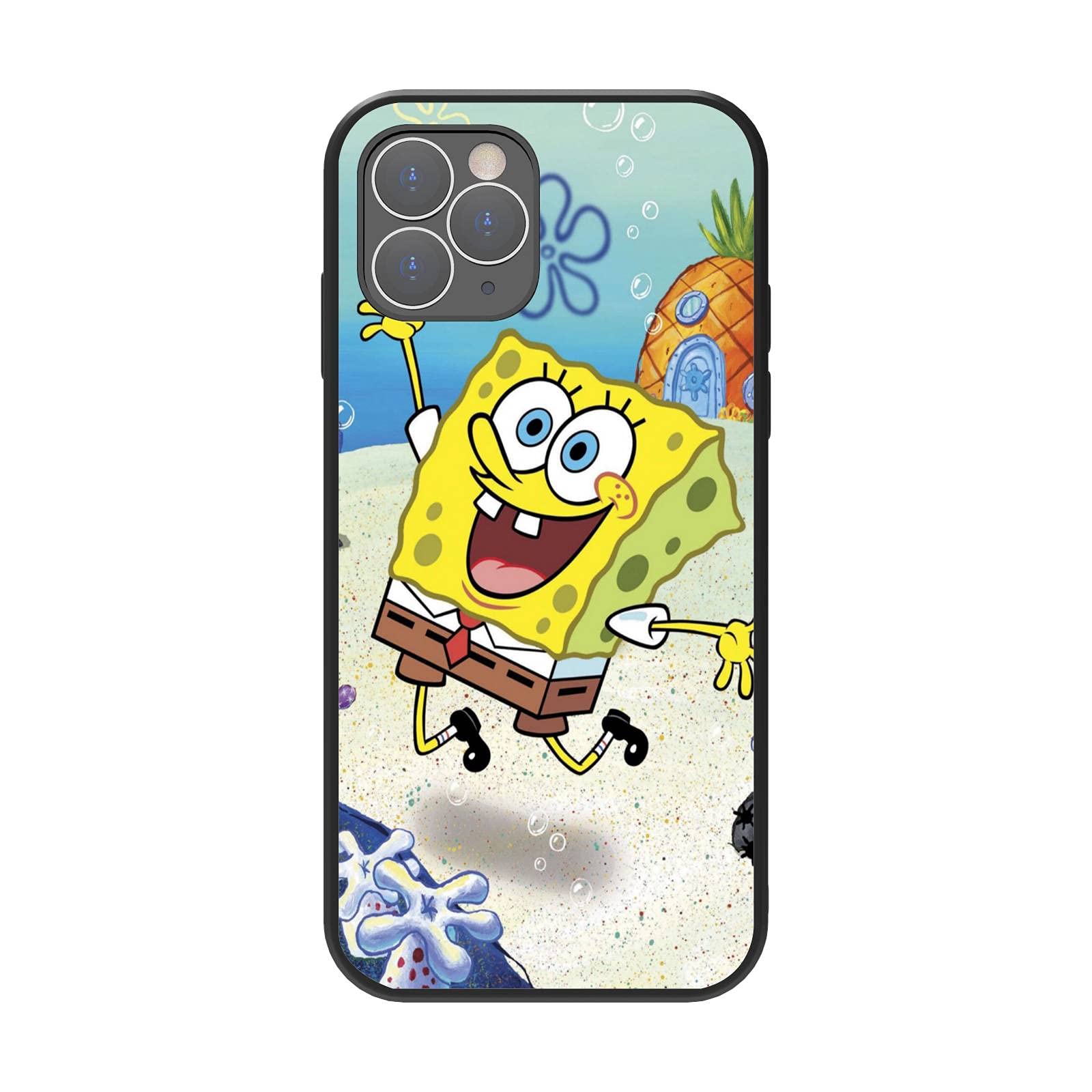 **Durable Shockproof iPhone 11 Pro Max Case - 360° Full Body Protection, Hard Shell with SpongeBob Design - Perfect for Daily Use, Travel & Outdoor Activities**