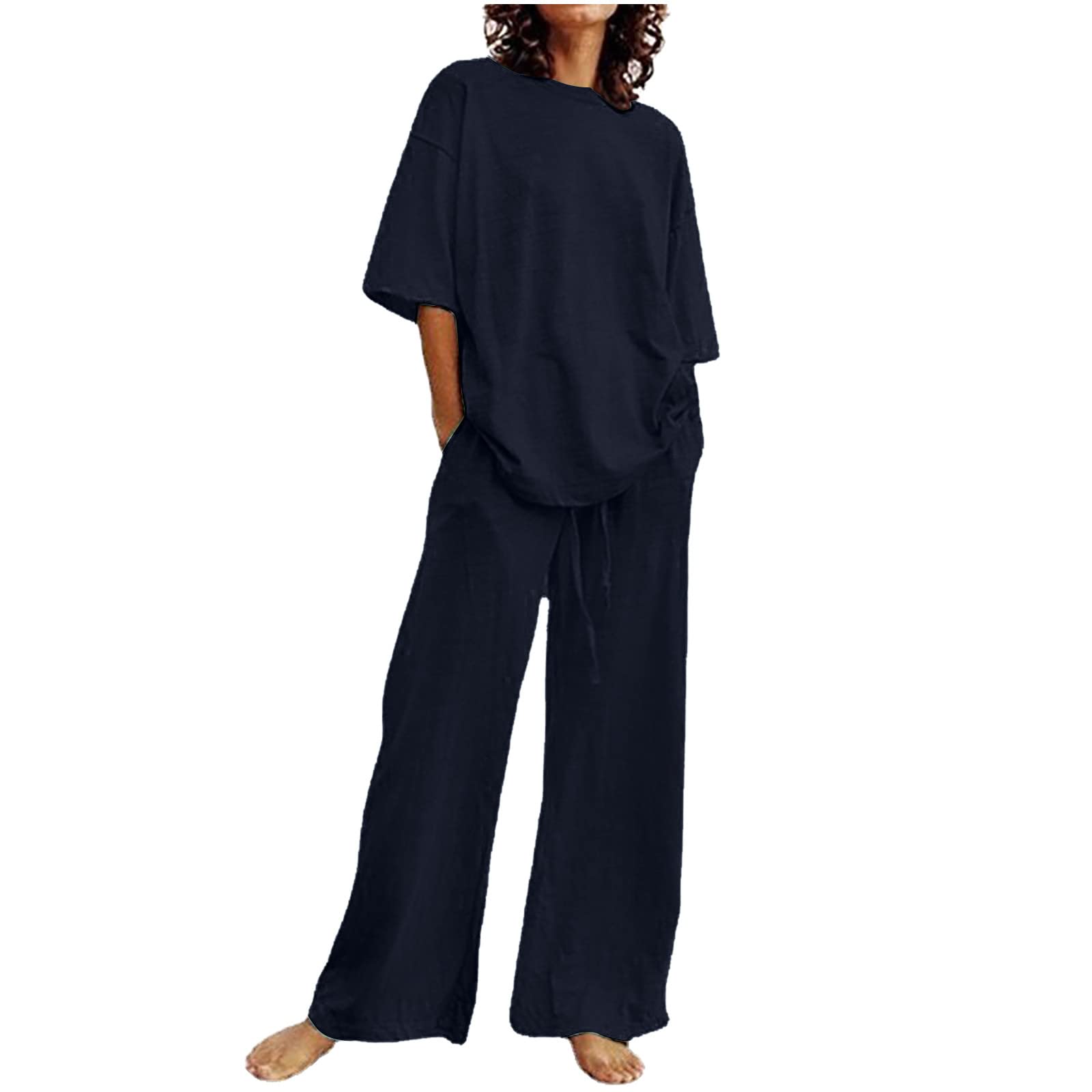 Oelaio Women's 2-Piece Matching Sweatsuit Set - Y2K Style Shorts & Top Lounge Outfit for Casual Wear, Vacation & Street Fashion | Perfect for Gym, Beach & Everyday Comfort