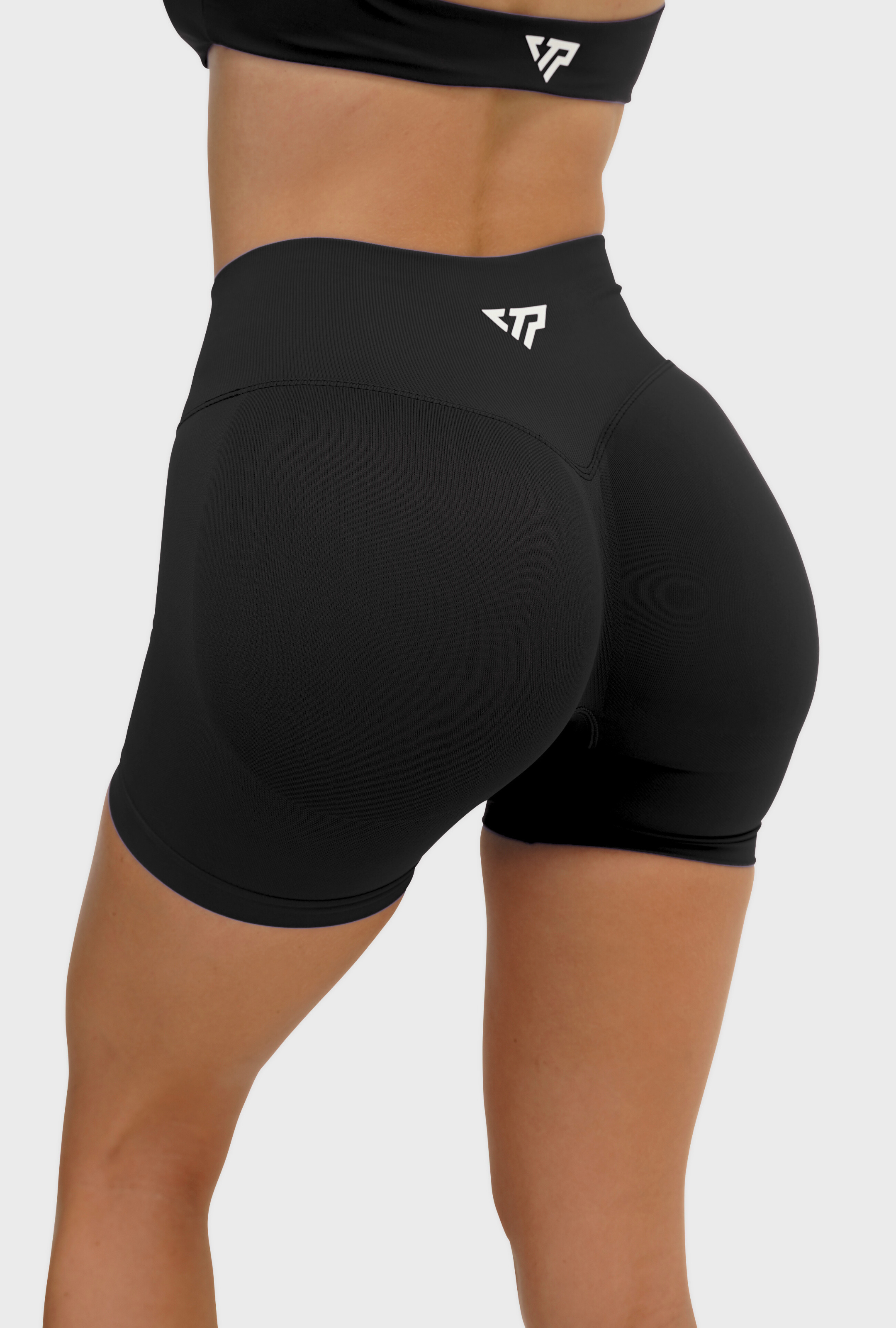 High Waist Scrunched Butt Lifting Workout Shorts for Women - Black | Yoga, Running, Gym & Lounge Wear