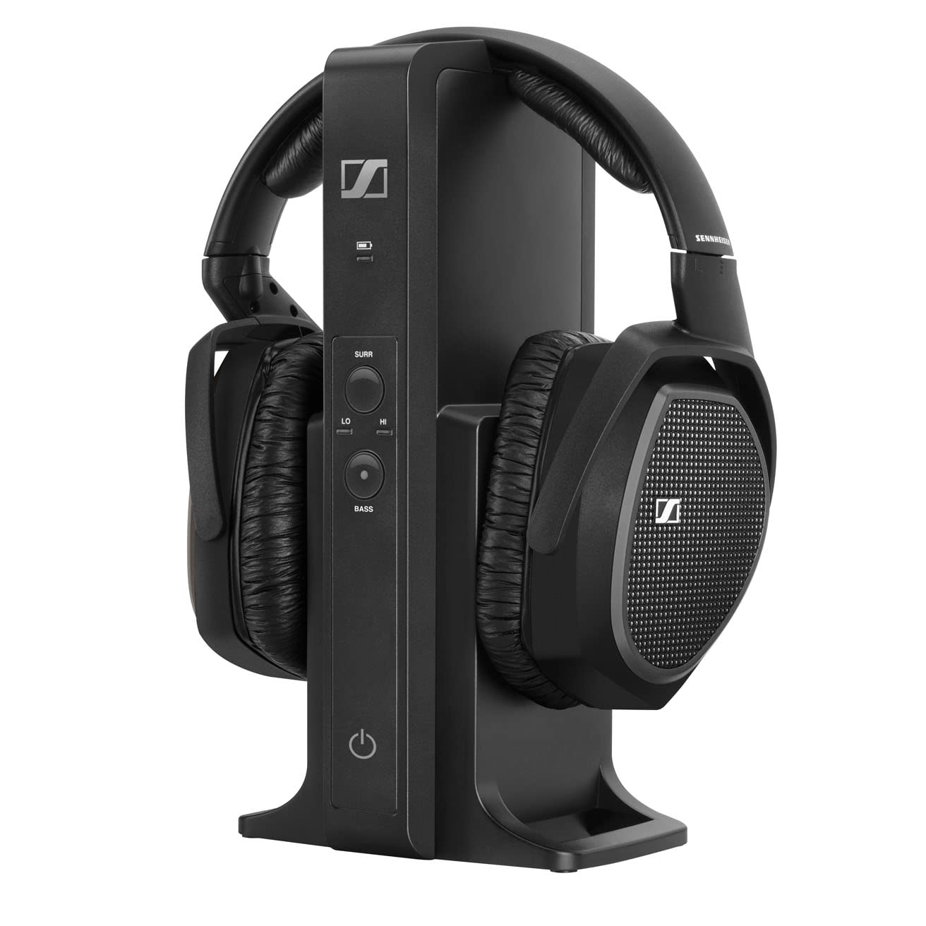 Sennheiser RS 175 Digital Wireless Over-Ear Headphones with Bass Boost & Surround Sound - Premium Noise Cancelling Headset for Home Theater, TV Entertainment & Gaming (Black) - Perfect for Movie Nights, Music Listening & Immersive Gaming Experience
