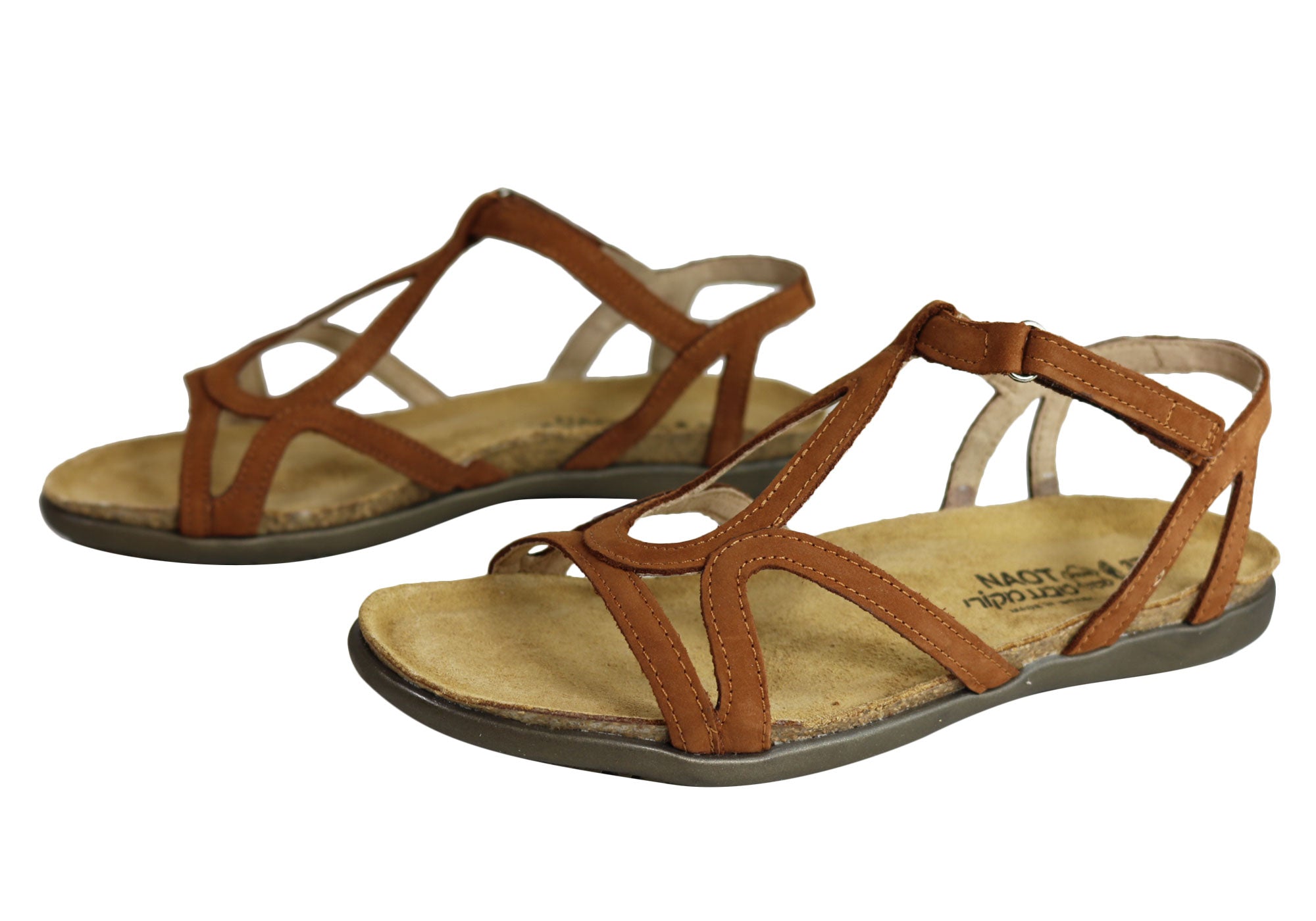 Naot Dorith Women's Comfortable Cushioned Supportive Flat Leather Sandals - Perfect for Walking, Travel & Summer Outfits