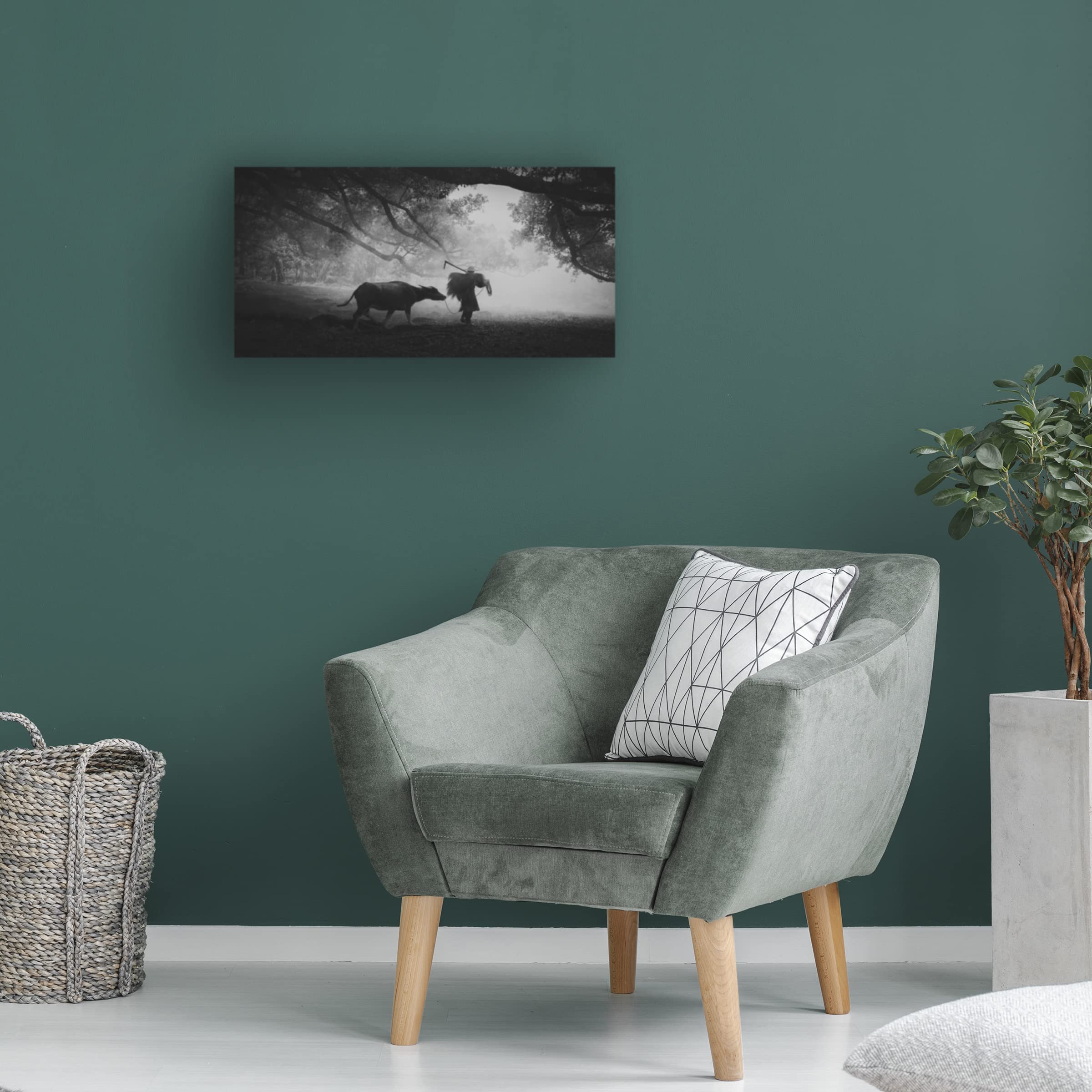 Ahmed Abdulazim 'Synergy' Canvas Wall Art Print - Modern Abstract Painting for Living Room, Bedroom & Office Decor | Trademark Fine Art Collection