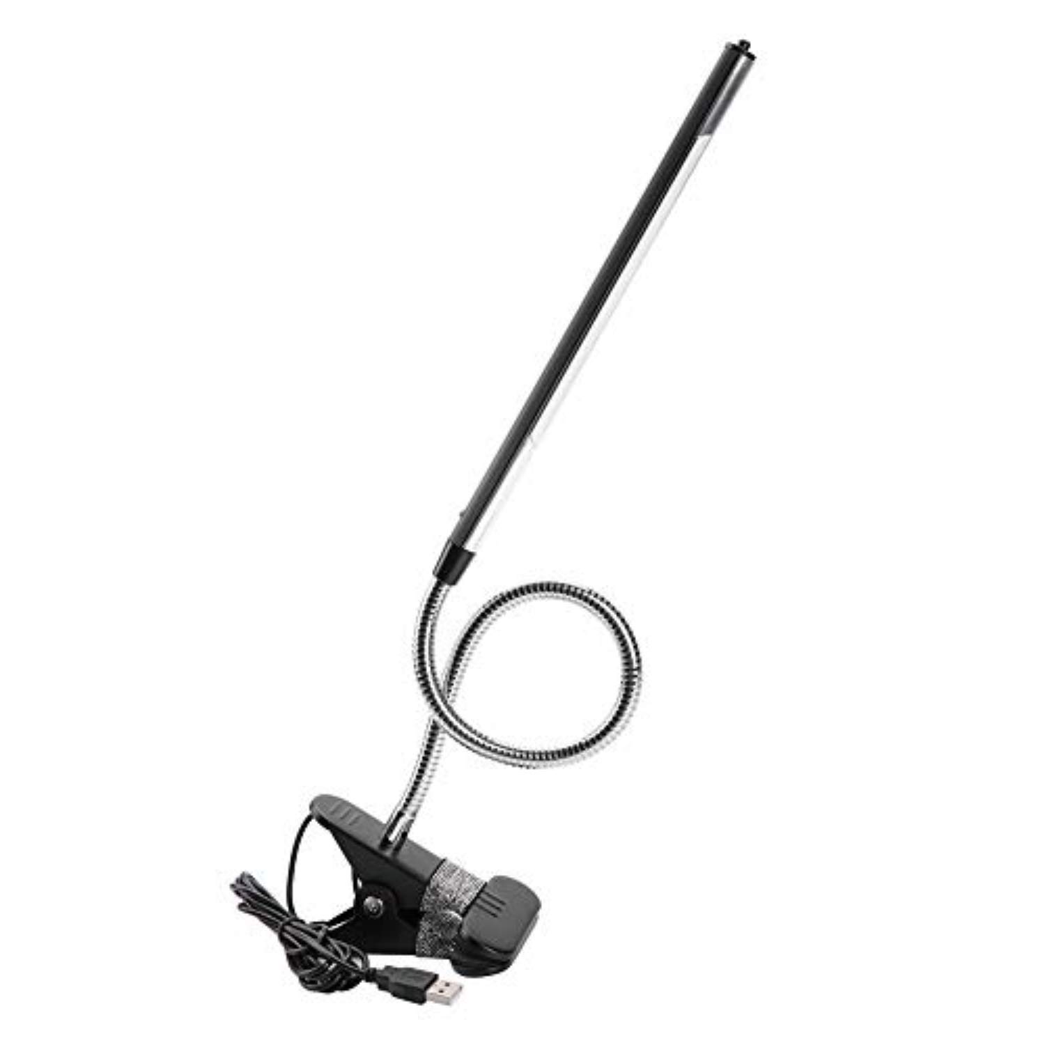 Adjustable USB LED Clip Desk Lamp - Portable Clamp-on Table Light for Tattoo, Manicure, Makeup, Reading & Studying | Perfect for Home Office, Dorm Room & Beauty Salon