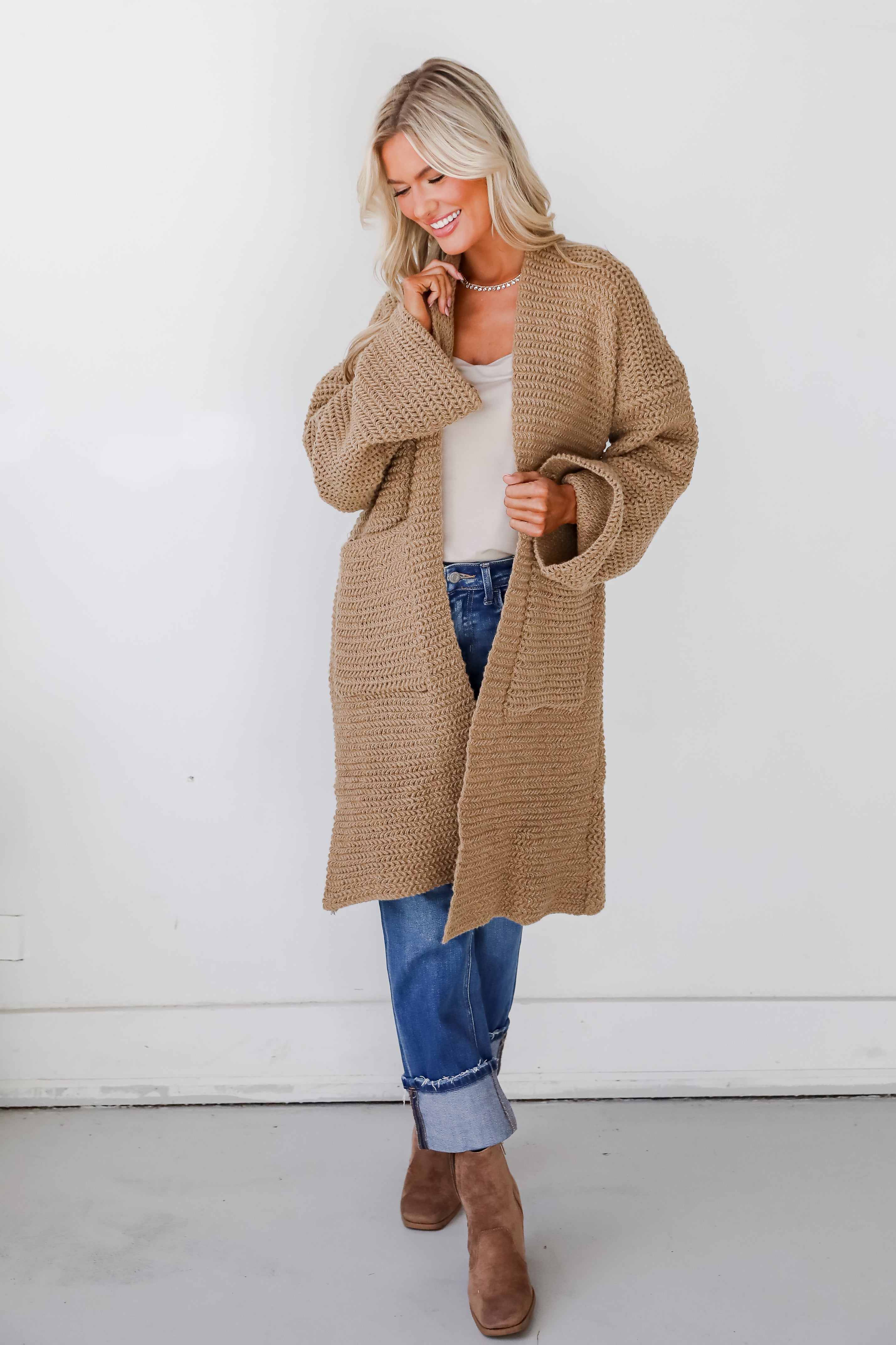 Final Sale - Cozy Daily Fit Sweater Cardigan for Women | Doorbuster Deal | Perfect for Casual Outfits, Office Wear & Layering in Fall/Winter
