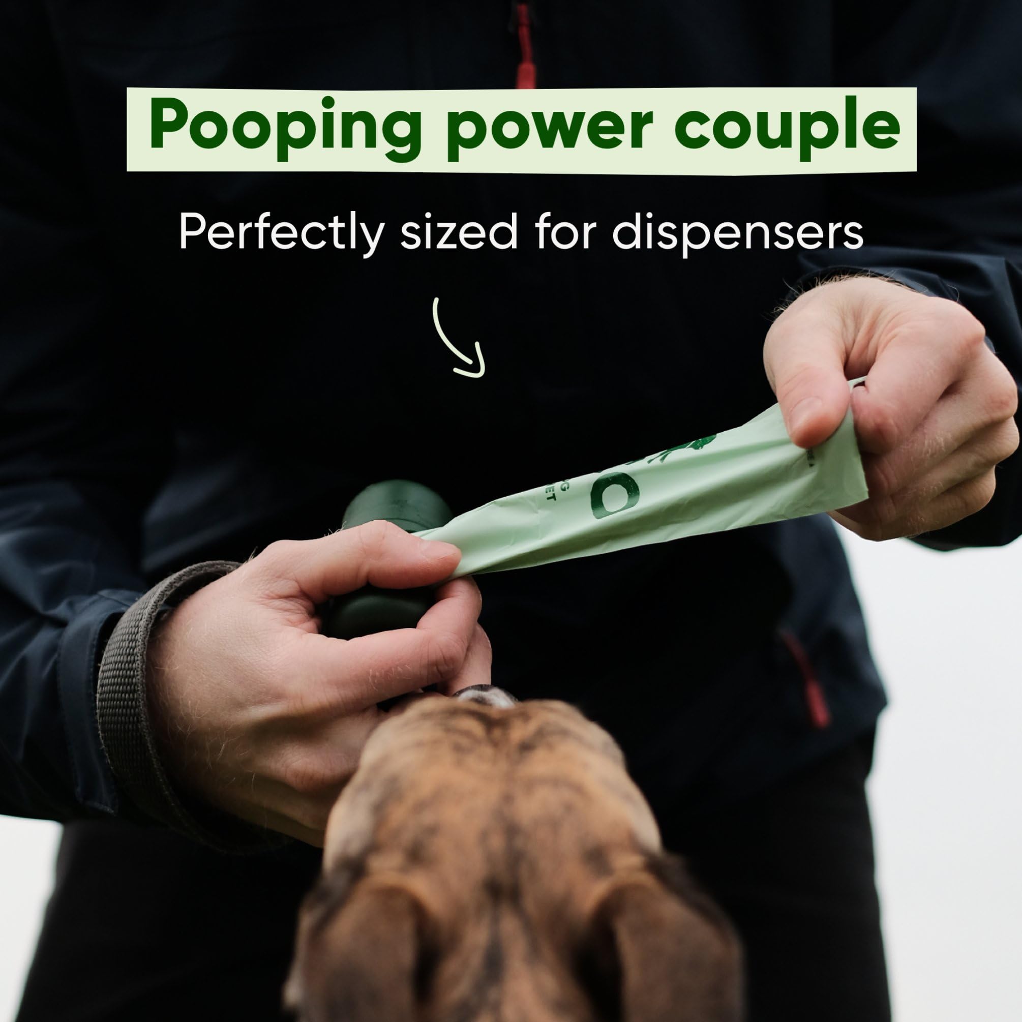 Beco Super Strong & Large Mint Scented Dog Poop Bags - 270 Refill Rolls (18