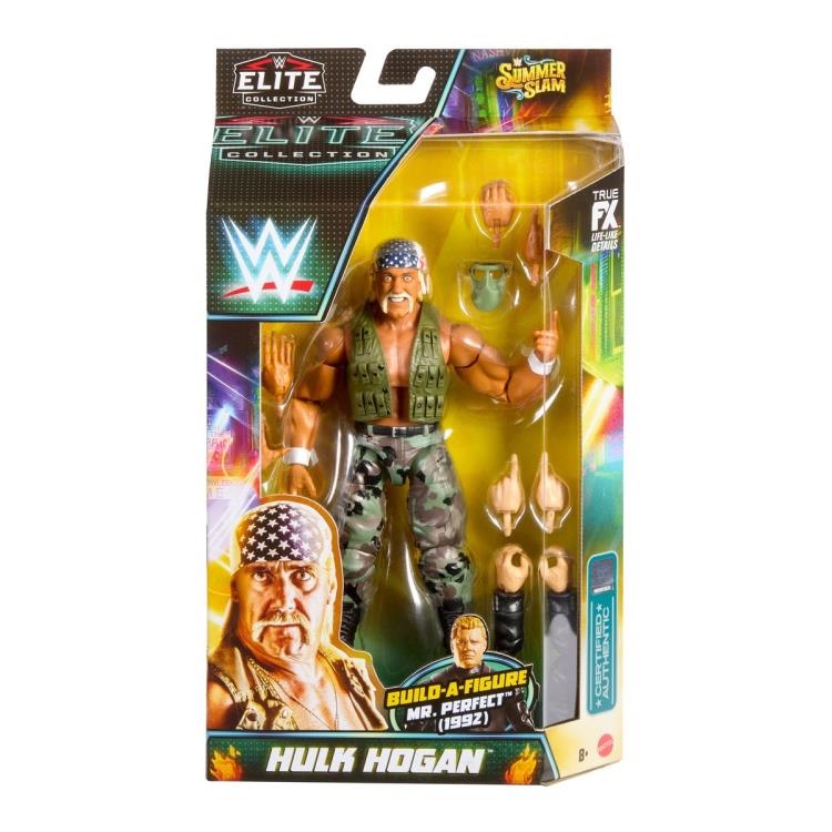 WWE Elite Collection Desert Storm Hulk Hogan Action Figure - Collectible Wrestling Toy for Fans & Display | Perfect for Home Decor, Gift Giving, and WWE Memorabilia Collections
