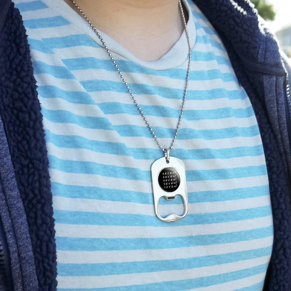 Friends TV Show Military Dog Tag Bottle Opener Pendant - Vintage Style Keychain for Beer Bottles, Collectibles & Gifts for Fans