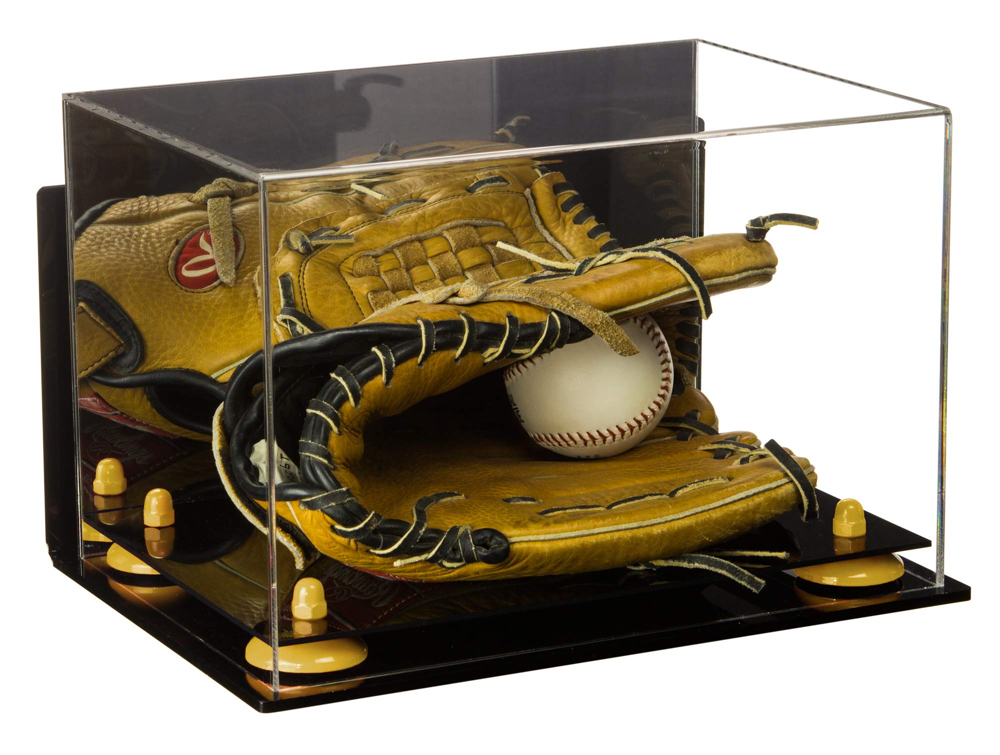 Premium Acrylic Baseball Glove Display Case - Clear Protective Showcase for Collectible Gloves - Perfect for Sports Memorabilia, Trophy Rooms & Man Cave Decor