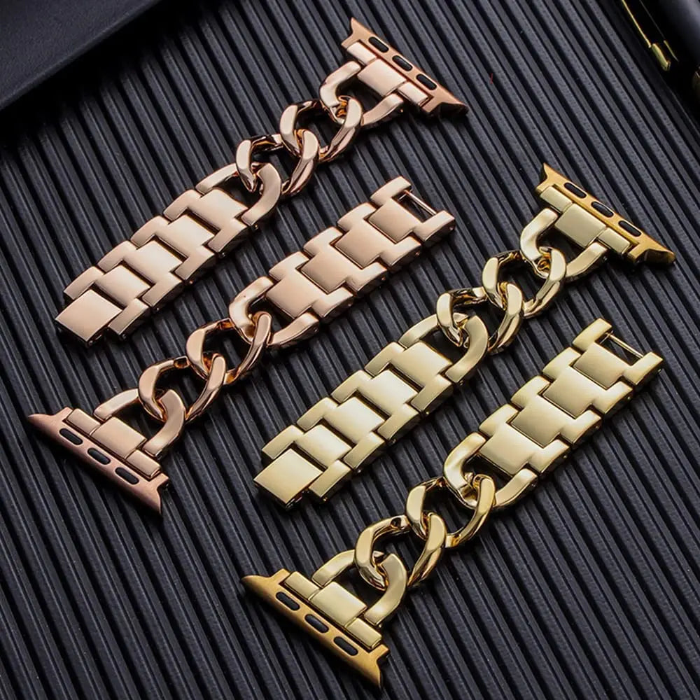 Luxury Cuban Link Bracelet for Men - 14K Gold Plated Stainless Steel Chain Bracelet with Gift Box - Perfect for Gifts, Parties, and Everyday Wear