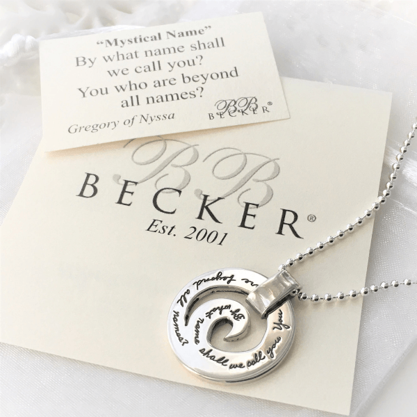 BB Becker Sterling Silver Pendant Necklace - Personalized Name Necklace for Women | Elegant Jewelry Gift for Birthday, Anniversary & Special Occasions