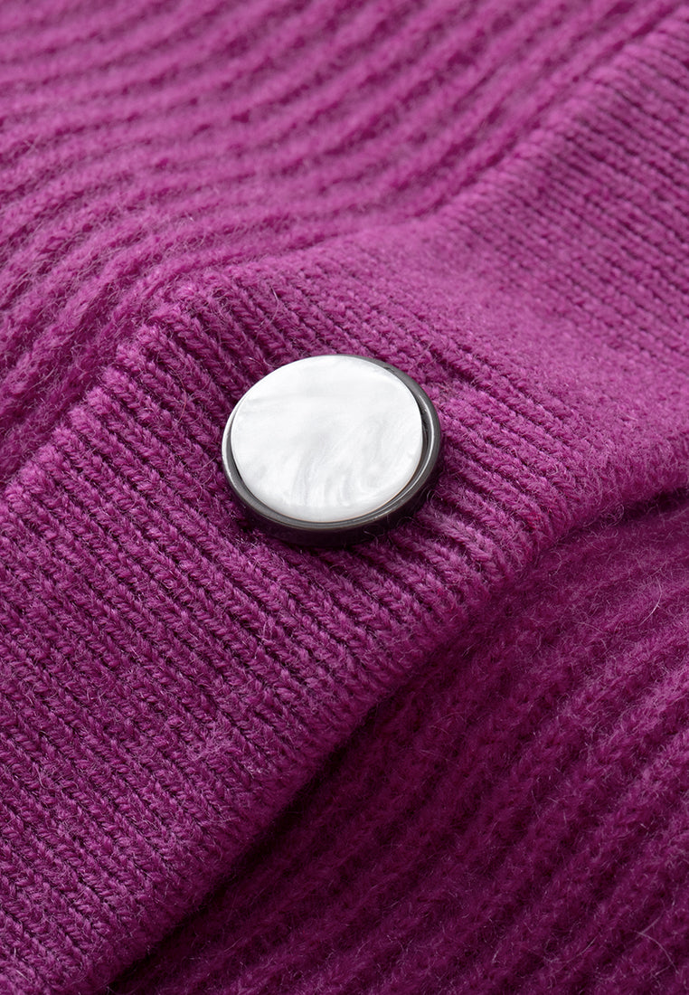 Slim Fit Ribbed Knit Cardigan for Women - Soft Stretch Long Sleeve Open Front Sweater - Perfect for Office, Casual Outfits & Layering
