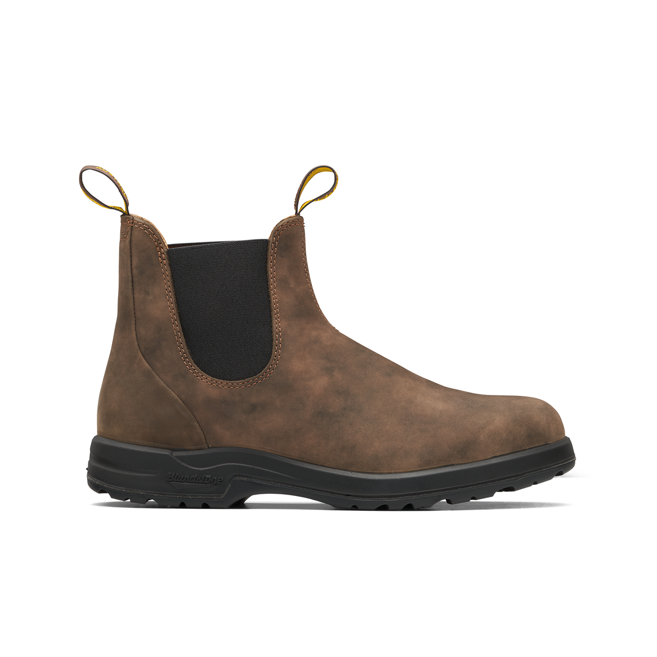 Blundstone 2056 All Terrain Boots for Men & Women - Rustic Brown Leather Ankle Boots for Hiking, Work & Outdoor Adventures