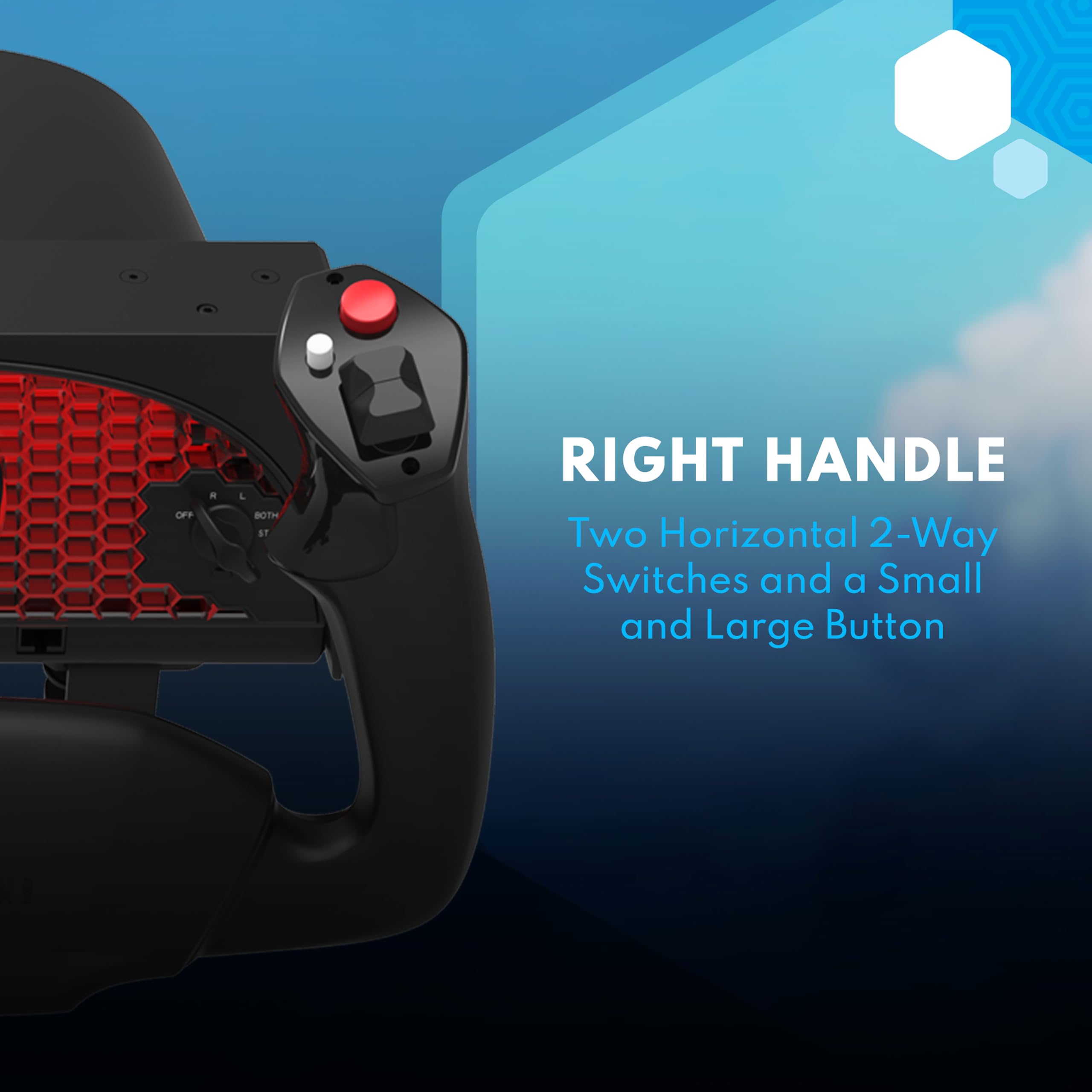 Honeycomb Aeronautical Alpha Flight Controls Yoke & Switch Panel for Flight Simulator - Professional USB Yoke System with Dual Throttle for PC, X-Plane & Microsoft Flight Simulator - Perfect for Home Cockpit & Aviation Training
