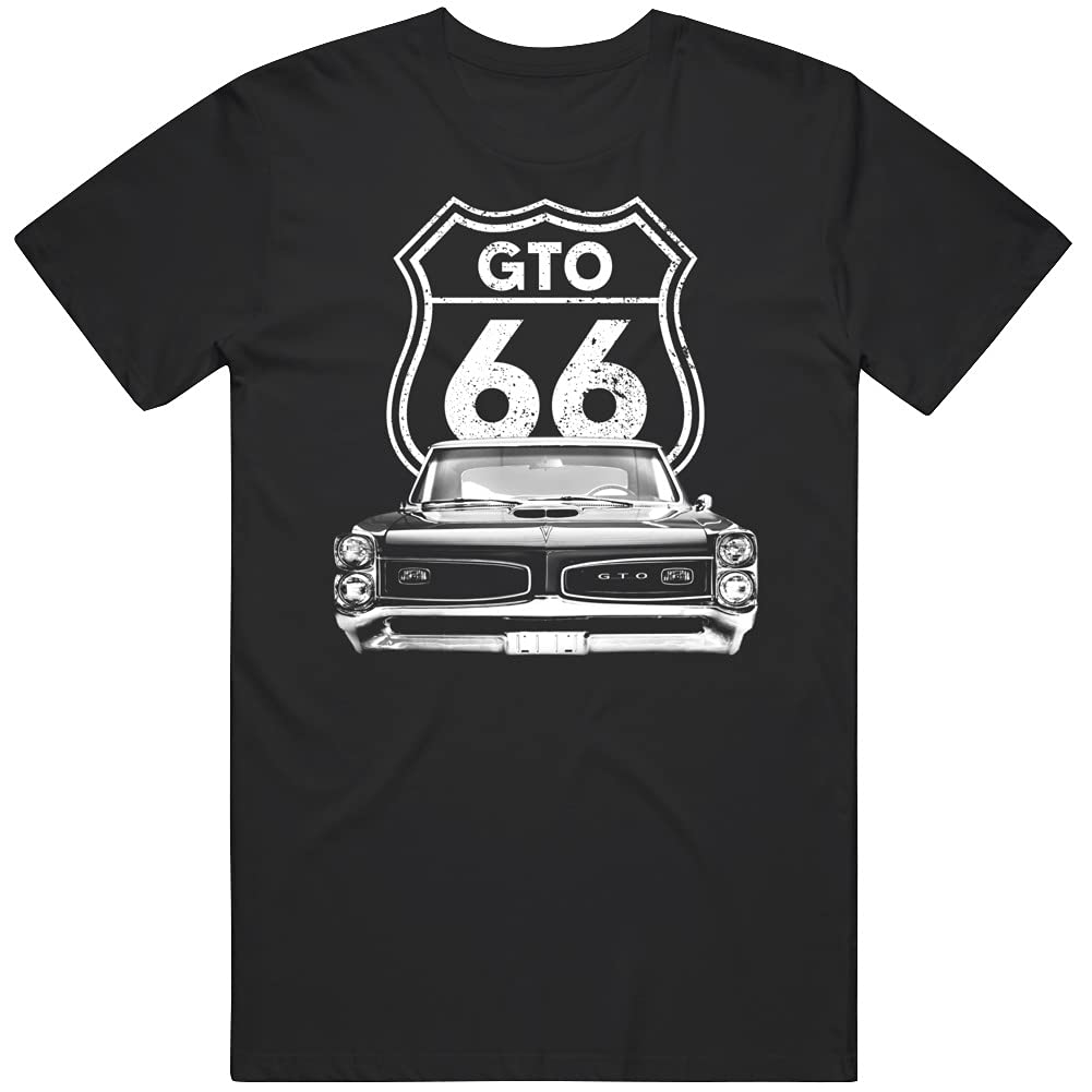 1966 Pontiac GTO Front Grill Vintage Car T-Shirt - Classic Muscle Car Apparel for Men & Women - Perfect for Car Shows, Cruises & Automotive Enthusiasts