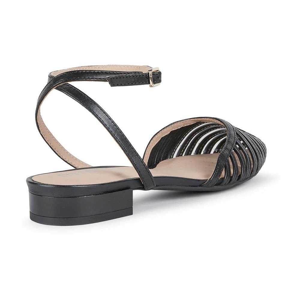 Geox Women's Charyssa A Pointed Toe Ballet Flats - Comfortable & Stylish Shoes for Work, Office & Casual Wear