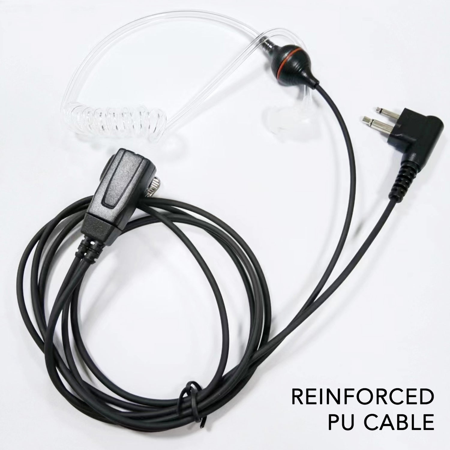 Motorola Two-Way Radio Headset - Compatible with A8, GP2000S, SP66, PT6800 & GP68 Models - Durable Communication Headset for Construction, Security & Outdoor Activities