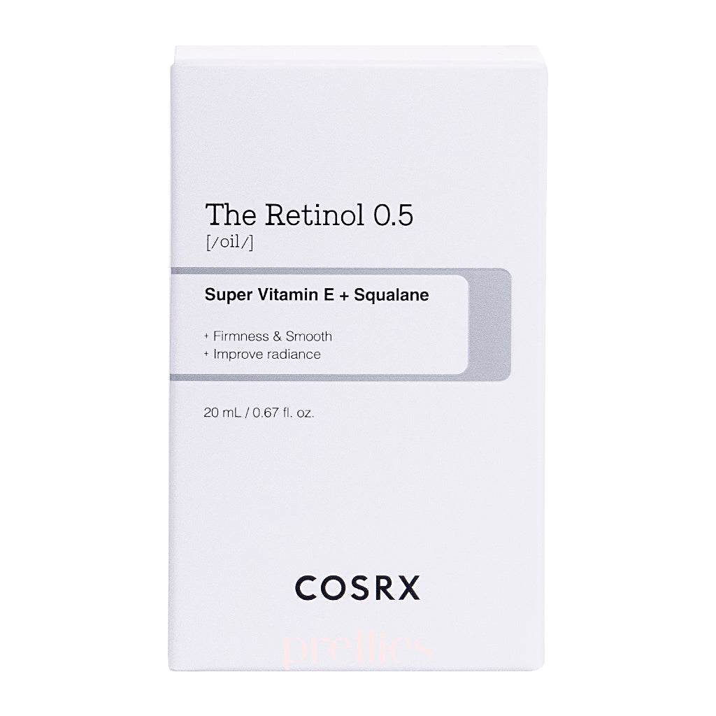 COSRX The Retinol 0.5 Facial Oil 20ml - Anti-Aging Face Serum for Wrinkles & Fine Lines - Night Repair Treatment for Dry & Sensitive Skin - Perfect for Nighttime Skincare Routine