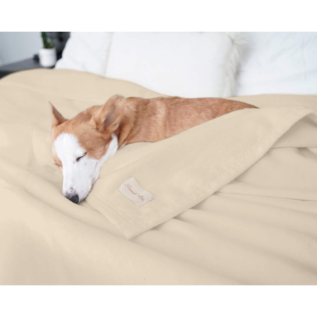 Peacock Alley All Seasons Luxury Cotton Blanket - 100% Long Staple Soft Cotton Blanket for Sofa, Bed & Crib - King, California King, Linen - Perfect for Home Decor, Cozy Evenings & Baby Nursery