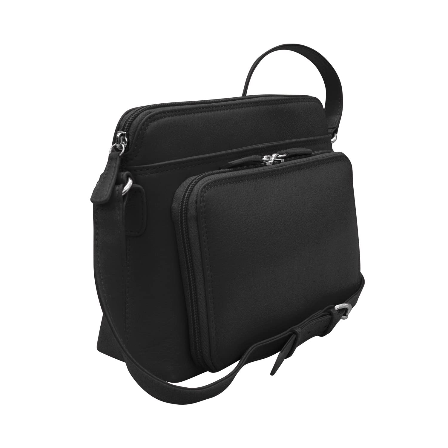 Premium Genuine Leather Crossbody Bag for Women - RFID Blocking Shoulder Purse with Adjustable Strap | Ideal for Travel, Work & Everyday Use | ili New York Fashion Handbag