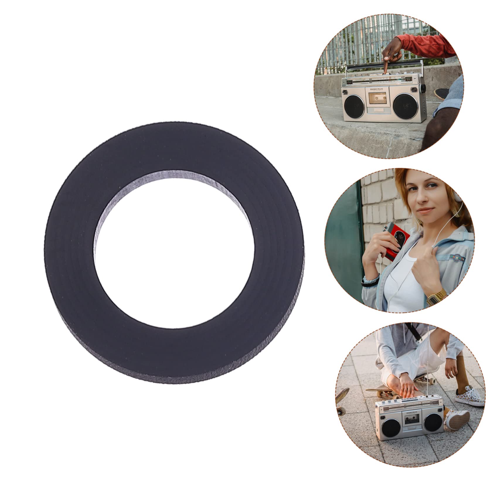 CAXUSD High Elasticity Player Belt Pulley Wheel Cassette Tape Machine Belt 7.5-12-1.9mm - Easy to Install Idler Belt for Vintage Audio Equipment & Tape Deck Repair