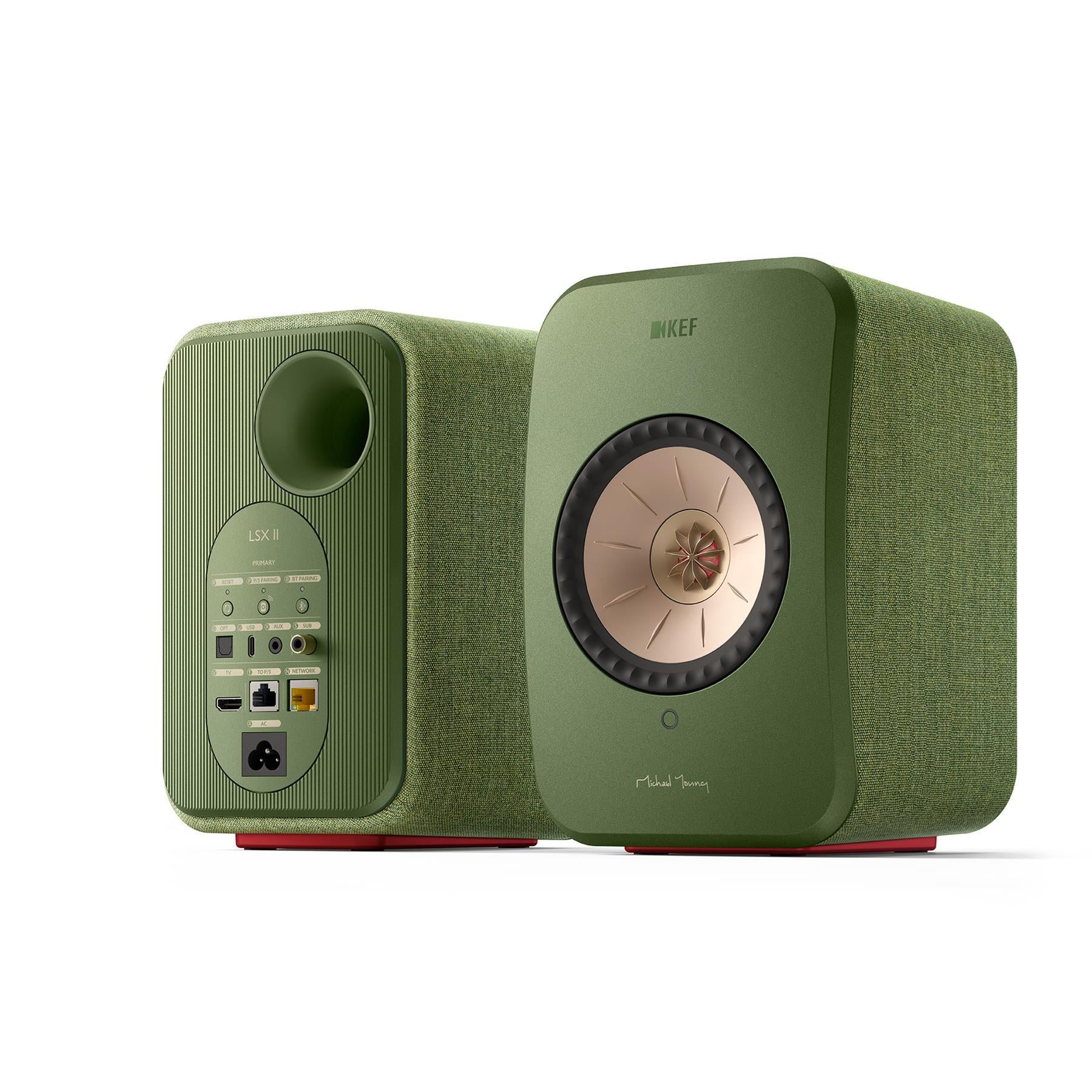 KEF LSX II Wireless HiFi Speakers - Premium Bluetooth Bookshelf Speakers with High Resolution Audio for Home Theater & Music Listening