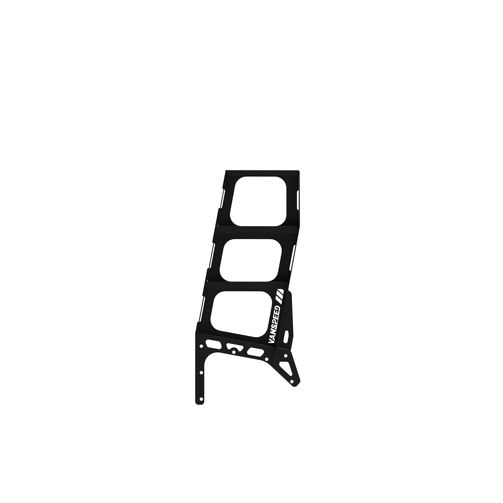 Sprinter Mule Ladder for High Roof Vans - Heavy Duty Aluminum Van Ladder with Anti-Slip Steps - Perfect for RV, Camper, and Delivery Van Accessories