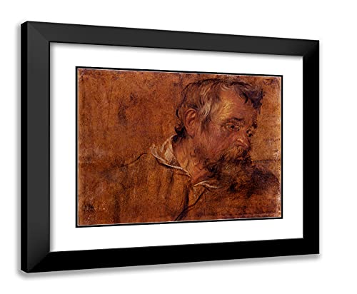 Black Modern Wood Frame with Double Matting