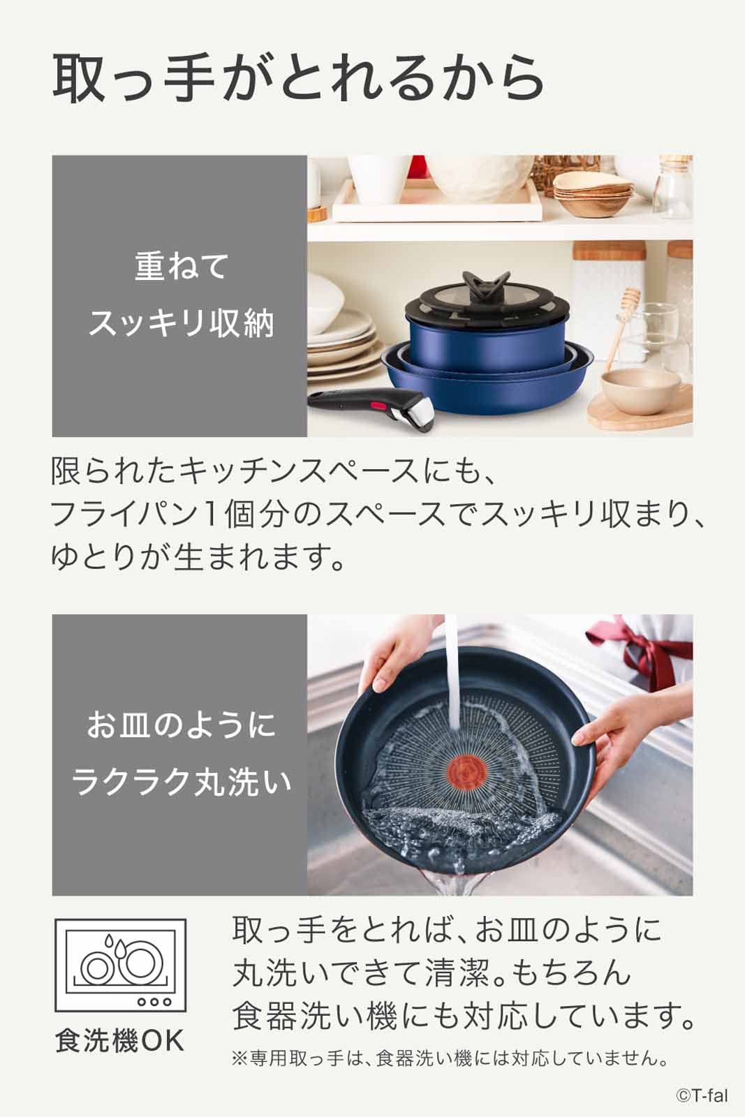 Tefal Ingenio Neo IH Blue Marquise 6-Piece Non-Stick Cookware Set - Removable Handle, Induction & Gas Stove Compatible - Perfect for Frying, Sautéing & Everyday Cooking