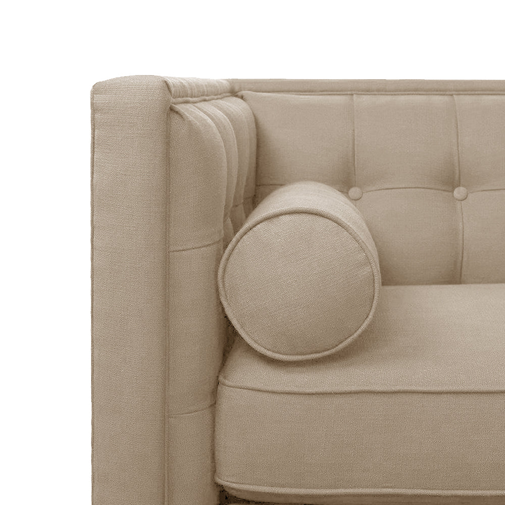 Premium 3-Seater Saffron Sofa - Modern Living Room Furniture for Home & Office - Comfortable Couch for Relaxing, Entertaining & Small Spaces