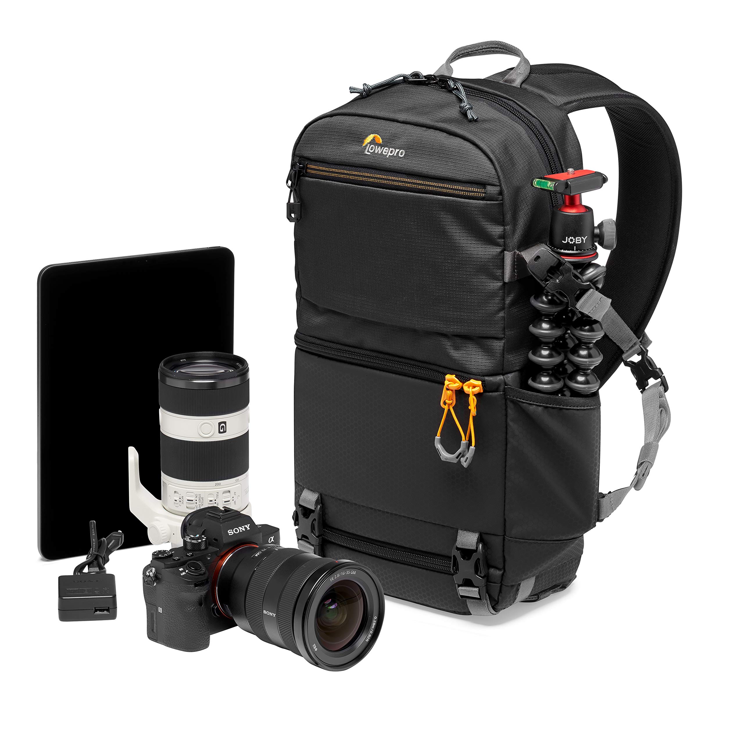 Lowepro Casual Camera Backpack 13.5L - Lightweight DSLR/SLR Bag for Photographers, Black - Perfect for Travel, Hiking & Everyday Use