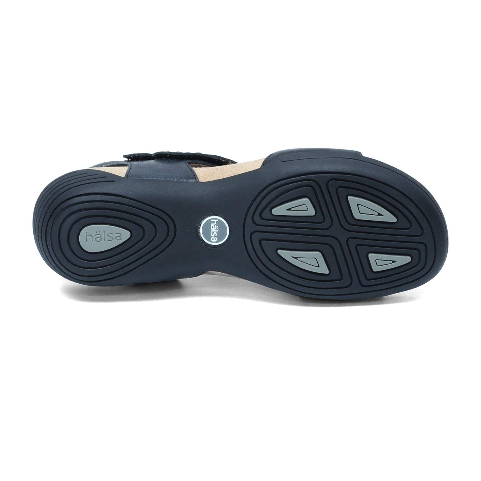 Women's Comfortable Flat Sandals - Black Size 6.5 | Breathable Summer Casual Shoes for Beach, Walking & Outdoor Activities