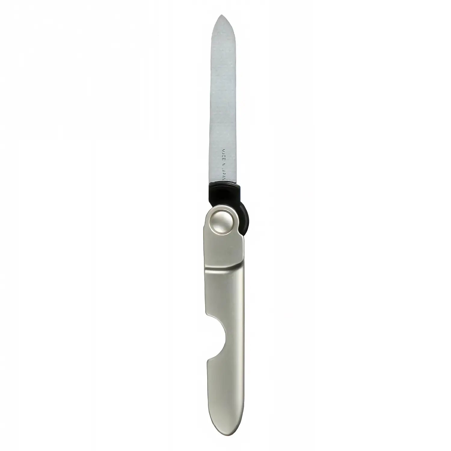 Premium Stainless Steel 2-Way Foldable Nail File - Green Bell Takuminowaza Professional Nail Care Tool for Manicure & Pedicure | Perfect for Travel, Home Use & Salon Professionals