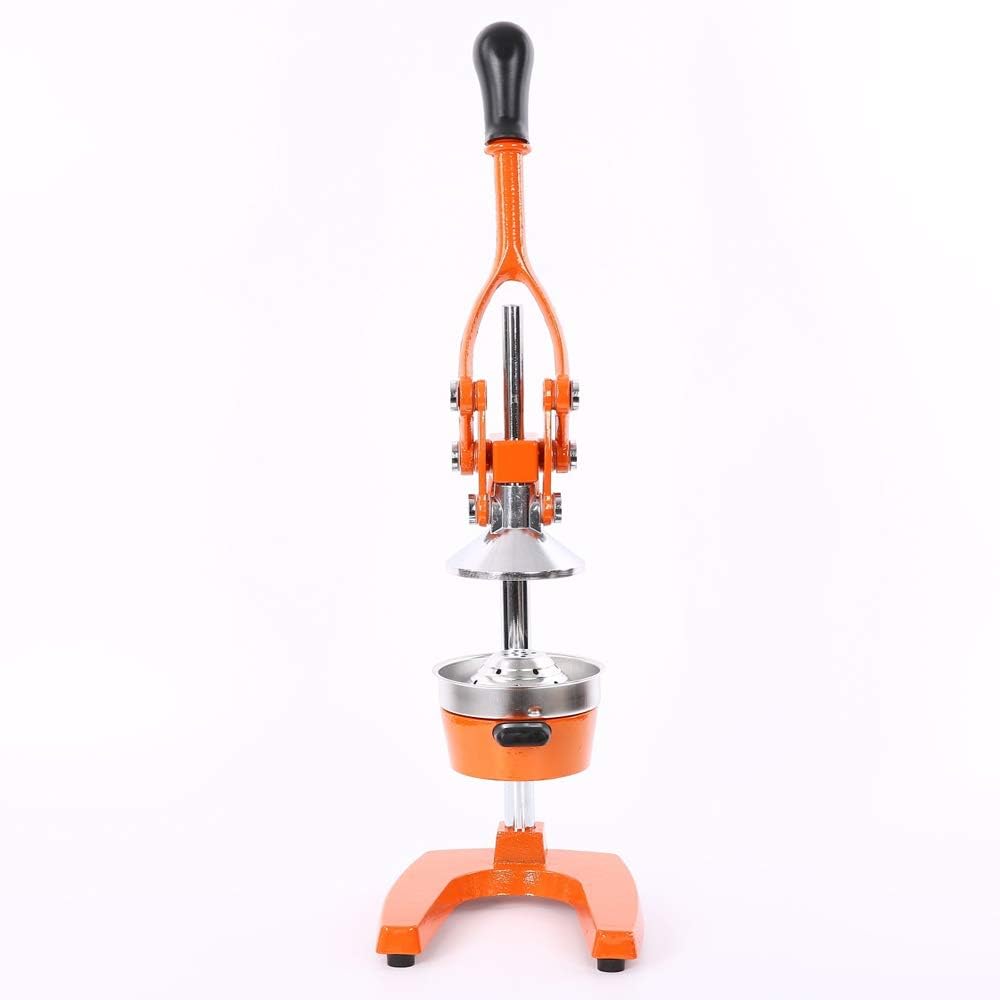 Heavy Duty Commercial Manual Citrus Juicer - Stainless Steel Hand Press Fruit Juicer for Lemon, Orange, Lime - Perfect for Restaurants, Bars, Juice Shops & Home Use