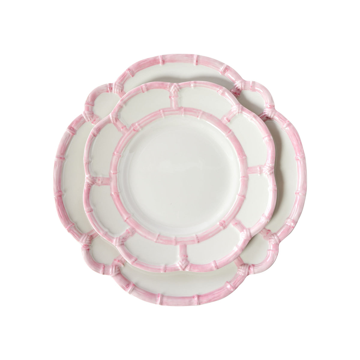 Eco-Friendly Bamboo Dessert Plates Set of 4 - Perfect for Parties, Weddings & Home Decor