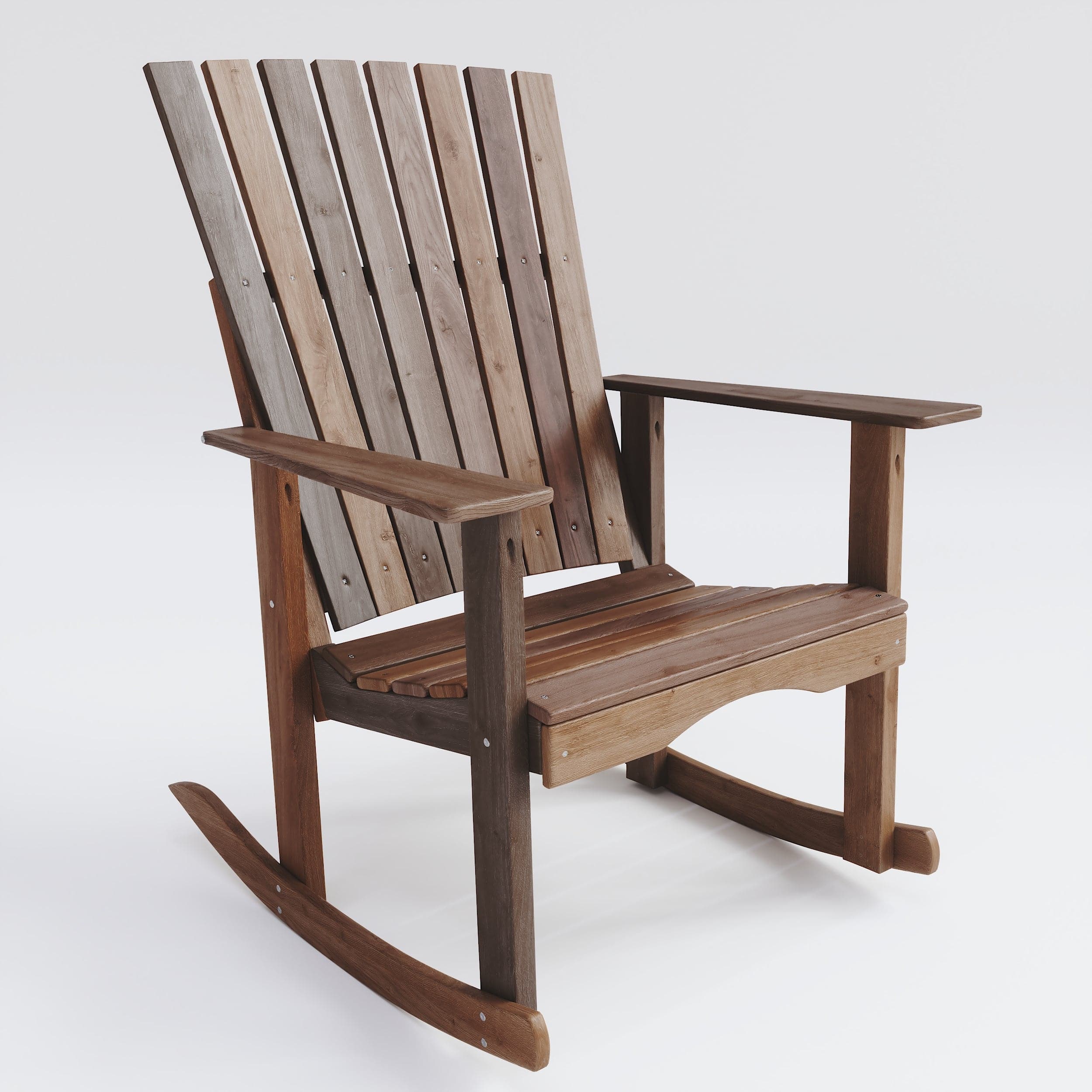 Premium Amish-Made Eden Red Cedar Rocking Chair - Handcrafted Solid Wood Porch Rocker for Outdoor Relaxation & Home Decor