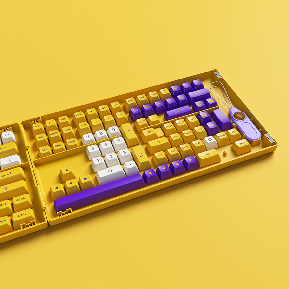 Akko Los Angeles ASA Profile PBT Double Shot 178-Piece Keycap Set - Durable & Vibrant for Mechanical Keyboards (Gaming, Typing, Office Use)
