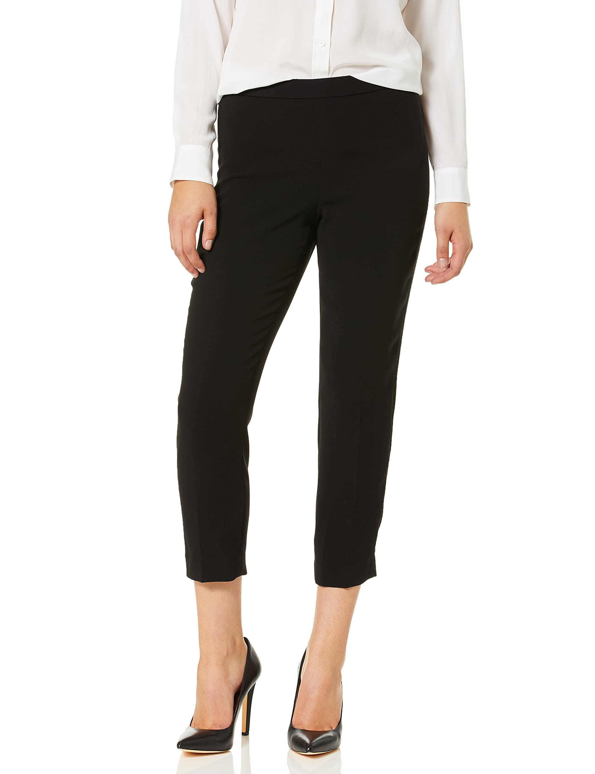Theory Women's Stretch Pull-On Pants - Comfortable Work Pants for Office & Business Casual Wear