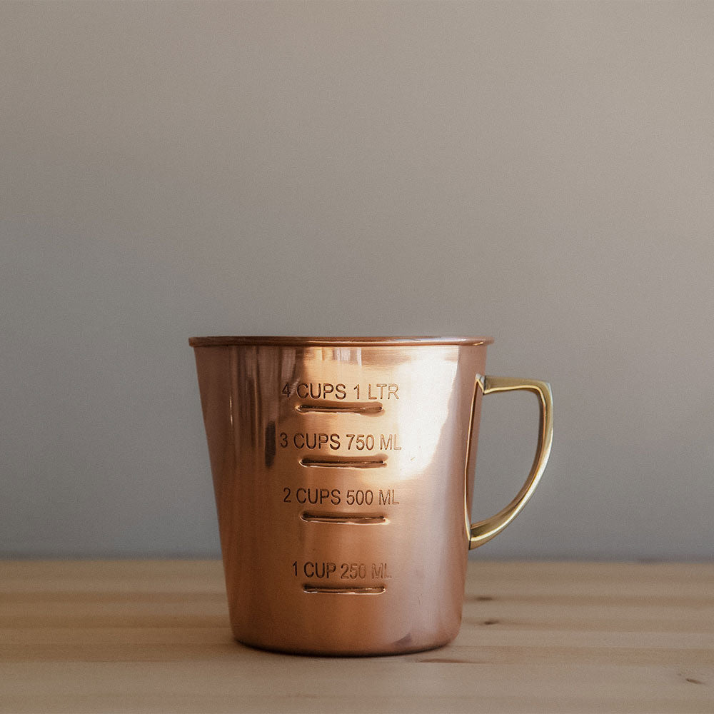 Premium Copper Liquid Measuring Cup - 16 oz (500ml) for Baking, Cooking & Mixing - Accurate Kitchen Measuring Tool for Professional & Home Use