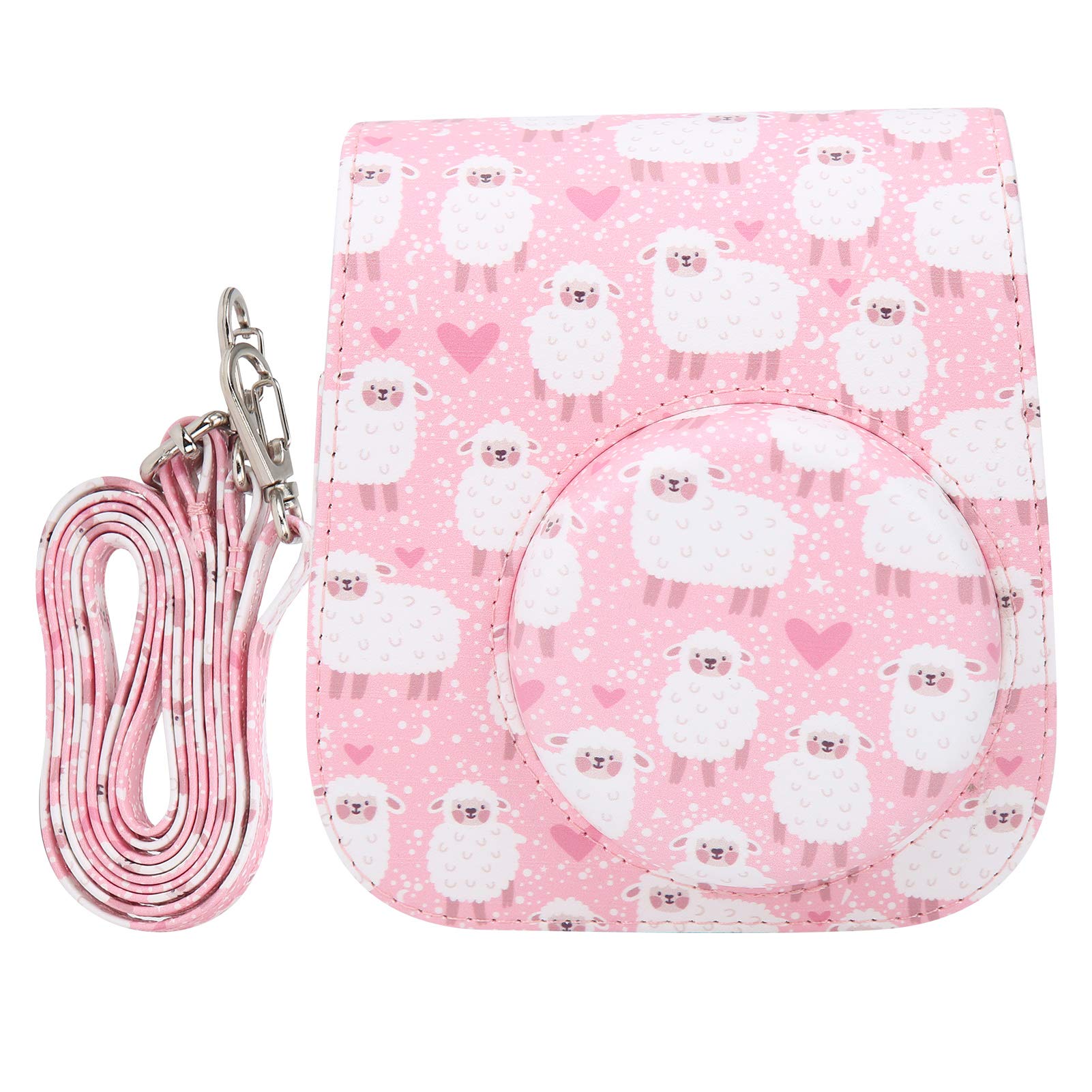 Goshyda PU Leather Camera Protective Case for Fujifilm Mini 11/9 - Cute Shoulder Bag for Girls, Perfect for Outdoor Travel & Indoor Photography