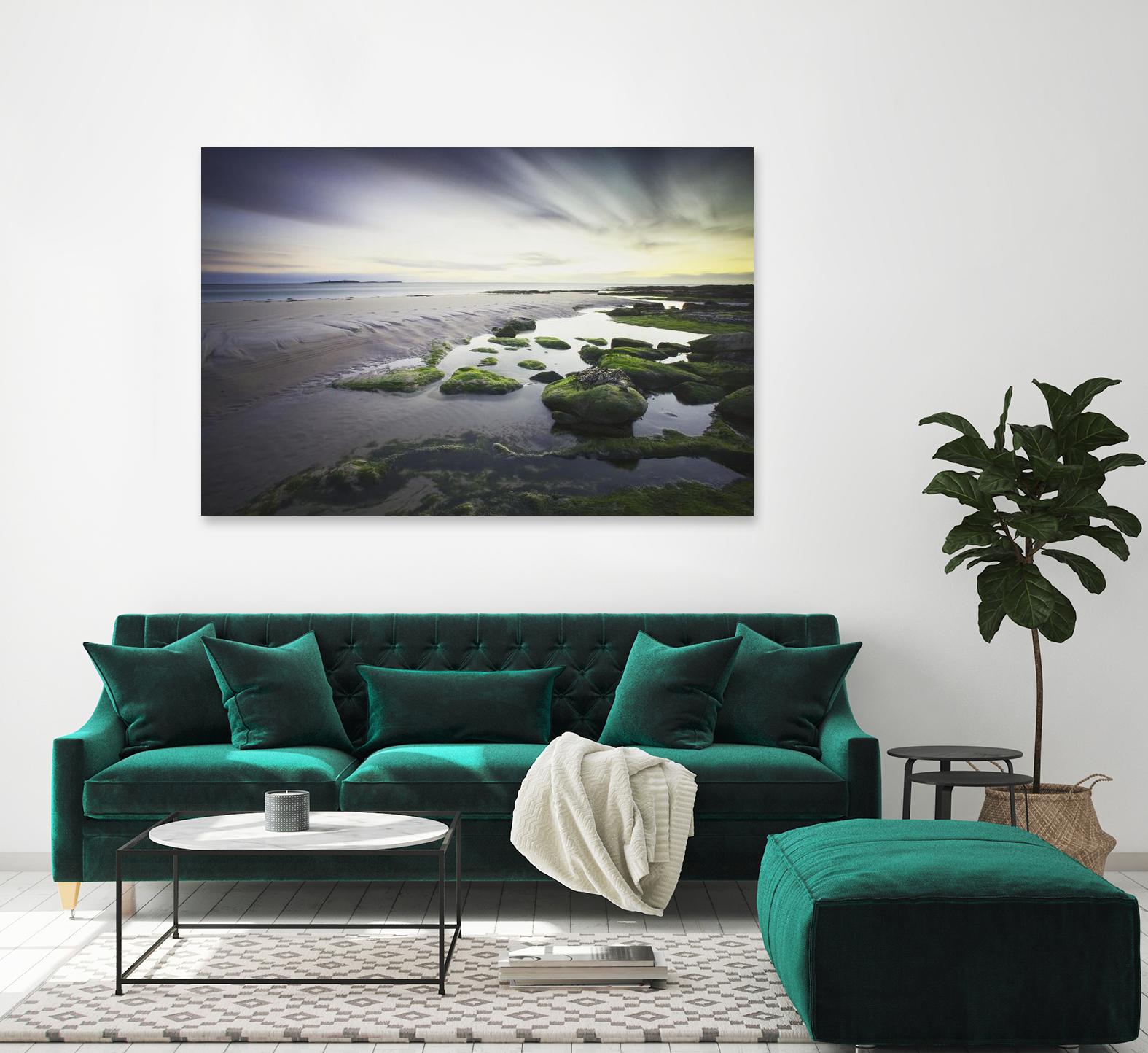 Cooper Dawn Over Seahouses Beach - Stunning Coastal Wall Art for Home & Office Decor | Perfect for Living Rooms, Bedrooms & Beach House Interiors
