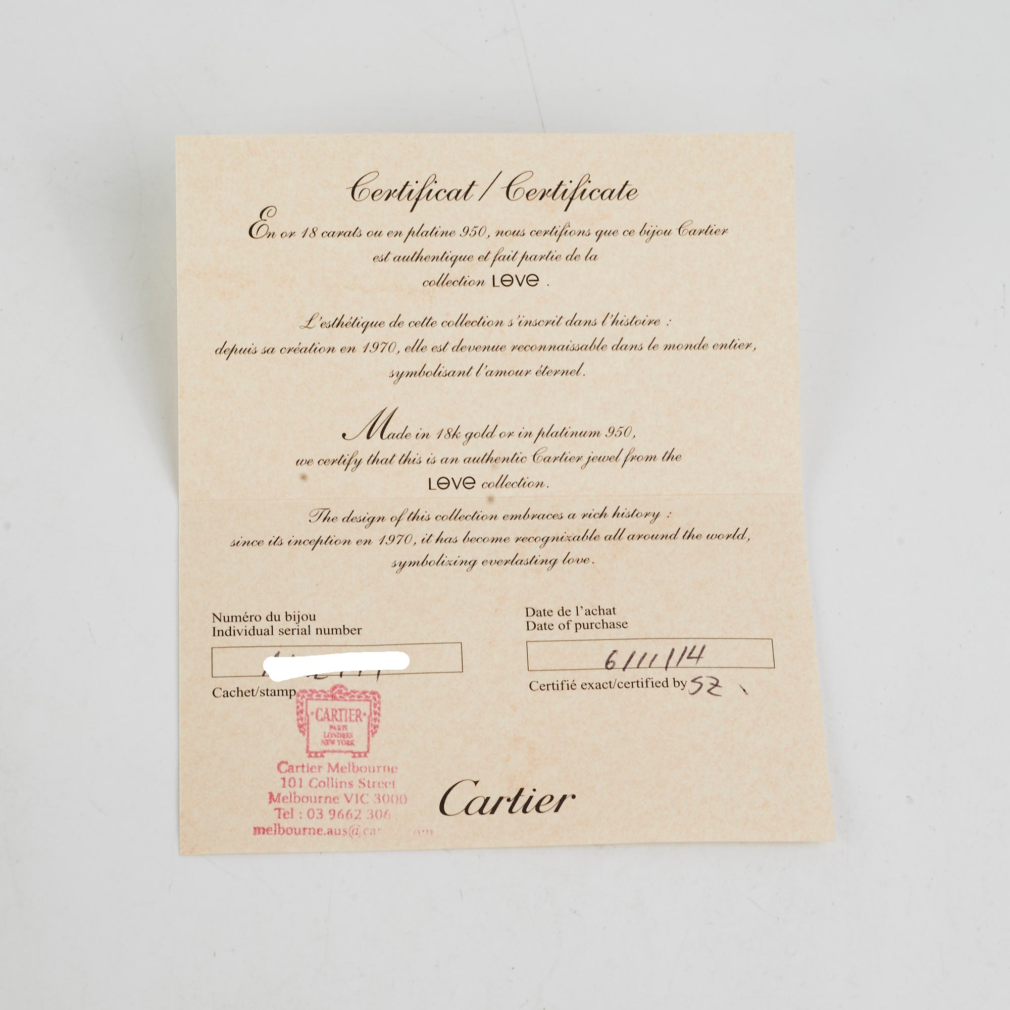 Cartier Love Wedding Band Ring Size 49 - 18K Gold or Platinum Luxury Wedding Ring for Men & Women - Perfect for Engagements, Anniversaries, and Special Occasions