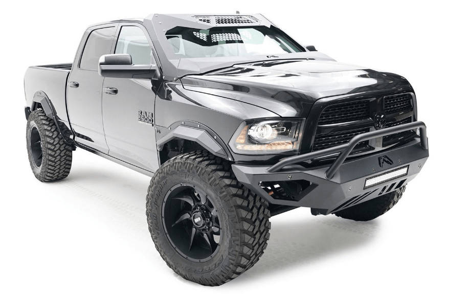 Fab Fours DR16 V4052 Vengeance Front Bumper with Pre-Runner Guard for 2016-2018 Dodge Ram 2500/3500 | Heavy-Duty Off-Road Protection & Stylish Upgrade for Truck Enthusiasts