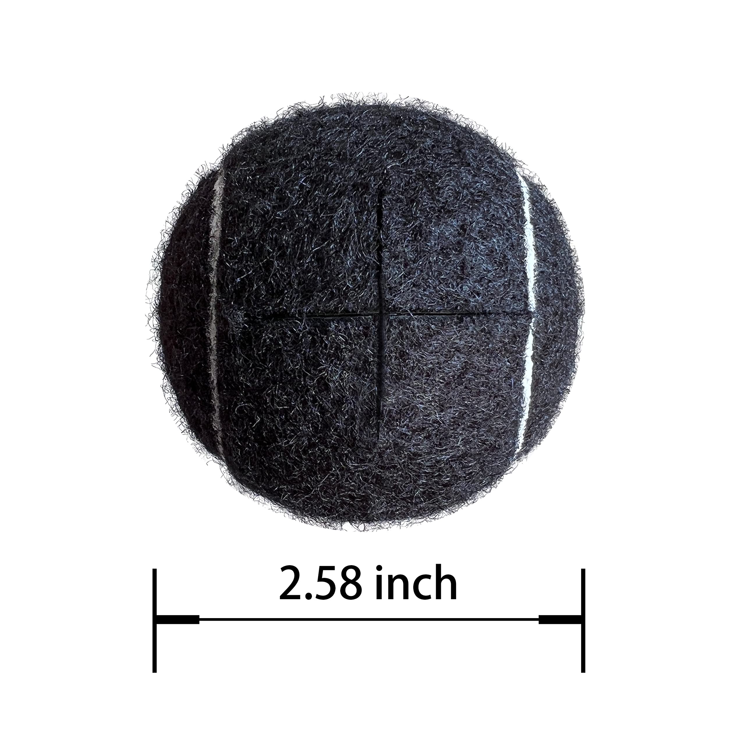 12PCS Precut Tennis Balls - Heavy Duty Felt Pads for Furniture Legs, Walker Glide Balls - Non-Slip Floor Protectors for Hardwood & Tile - Perfect for Chairs, Tables & Mobility Walkers