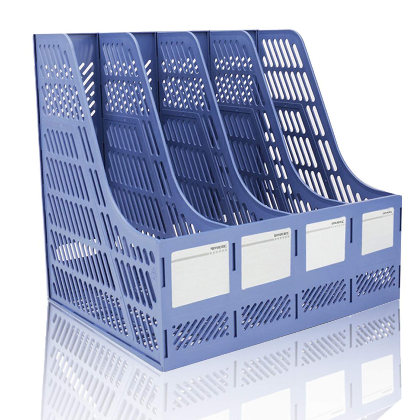 Lemical A4 Office Organizer - Letter Size File Folder Organizer with Desktop File Rack Box, Magazine Dividers & Document Storage - Perfect for Home Office, School Supplies & Office Organization
