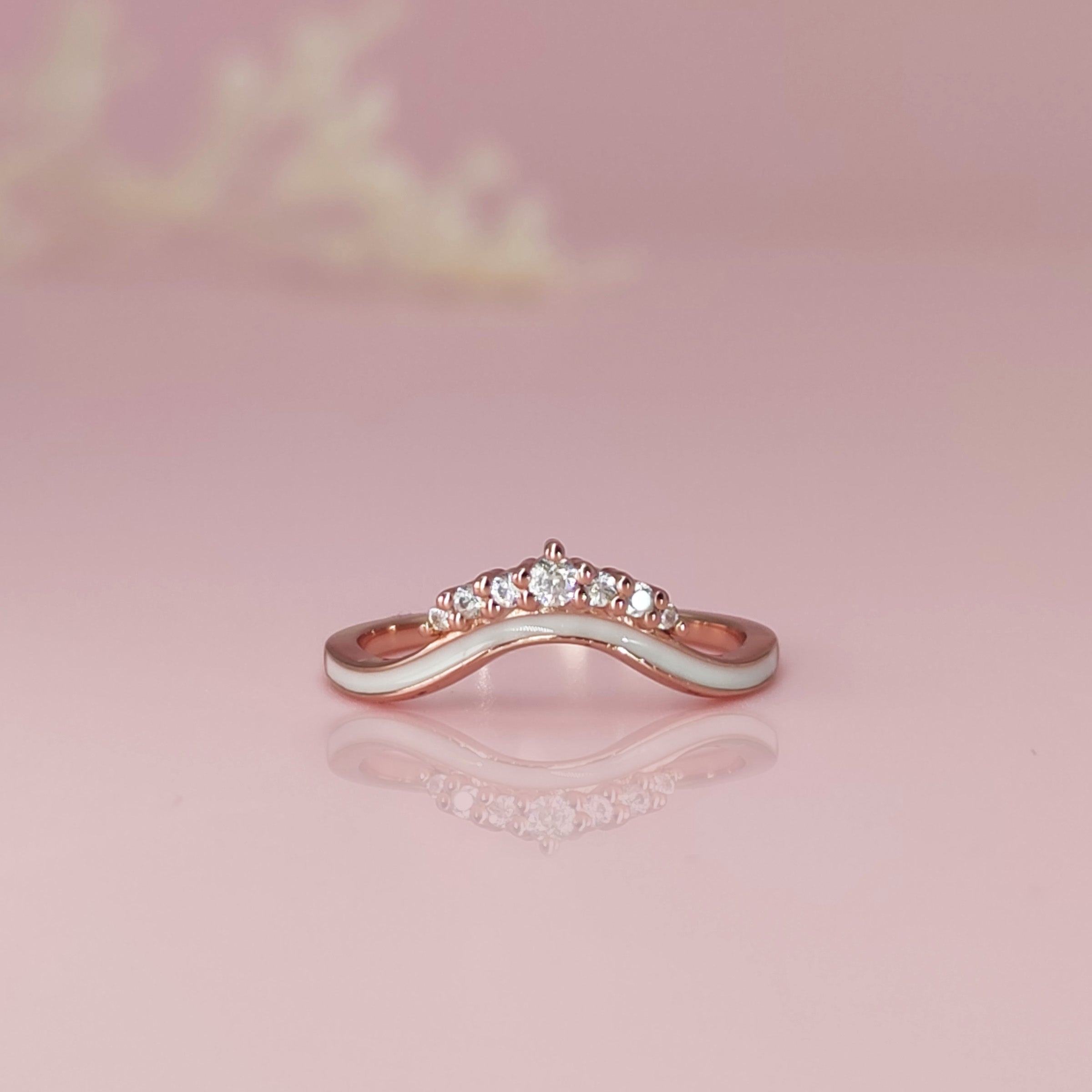 Breast Milk Crown Ring - Elegant Nursing Jewelry for Breastfeeding Moms - Perfect for Nursing, Pumping & Special Moments