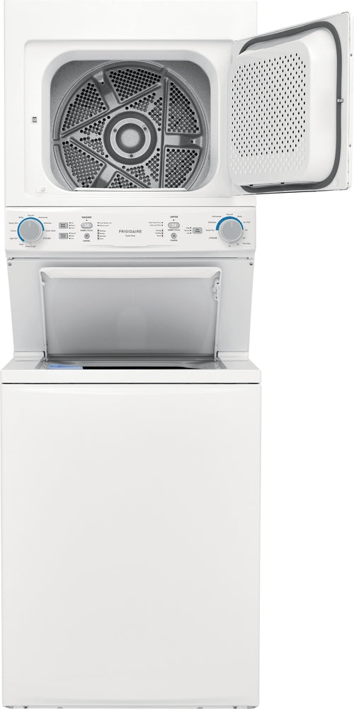 Frigidaire FLCE752CAW White Electric Laundry Center - Compact Washer & Dryer Combo for Small Spaces, Apartments & RVs - Energy Efficient Laundry Solution